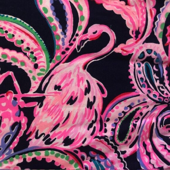 LILLY PULITZER Mini Arlette High Tide Navy Flock to the Top Long Sleeve … - Picture 10 of 16